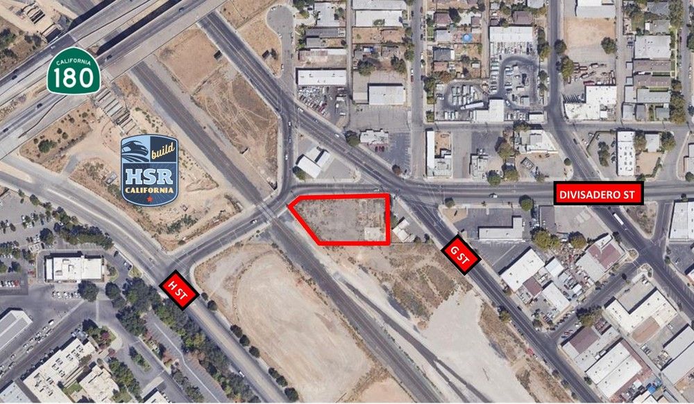 ±0.76 Acres of Vacant Mixed-Use Development Land: 510 E Divisadero , Fresno, CA 93721